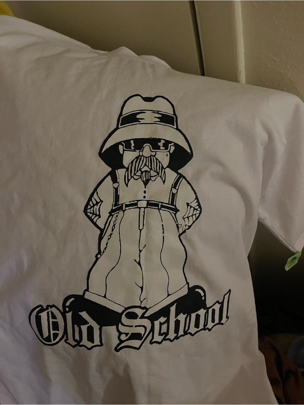 Old School Graphic Short Sleeve Tee - White